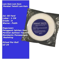 Perekat Tekstil Lem Kain Lem Som Lem Sum Perekat TEKSTILE TMURAH / Lem Kain Tanpa Jahit Tahan Air
