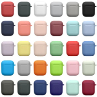 Case For Apple Airpods 1st 2nd generation Case earphone accessories wireless Bluetooth headset Silicone Air Pods 2 1 case cover