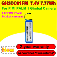 GH3DC01FM 7.4V 7.77Wh 1050mAh Battery For FIMI PALM 1 Pocket Gimbal Camera Series Rechargeable Batteries High Quality In Stock