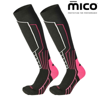 MICO 女羊毛滑雪襪 CA0227 (21) / 城市綠洲 (長襪 保暖襪 羊毛襪)