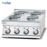 GH587 Commercial Kitchen Equipment Gas Range With 4 -Burner Gas Oven Electric Cooking Stove 4 Hot Plate