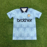 เสื้อฟุตบอล สไตล์เรโทร แขนสั้น เสื้อยืดฟุตบอล ไซส์บ้าน 88-90 เหมาะสำหรับเล่นกีฬาและออกกำลังกาย Y8001
