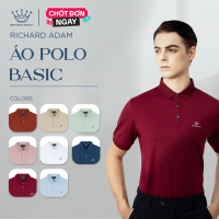 Áo thun polo the thao cho nam RICHARD ADAM Chính Hãng, Cao Cấp ngắn tay vải premium cotton xịn , vải
