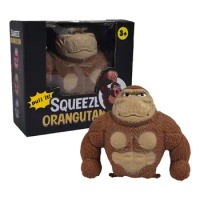 Big Giant Antistress Orangutan Fidget Toy Soft Elastic Monkey Funny Gorilla Funny Gorilla Vent Doll Squeeze Toy