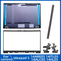 New For Lenovo Ideapad 5 14IIL05 14ARE05 14ITL05 14ALC05 2020 2021 Laptop LCD Back Cover Front Bezel Hinges Rear Lid Top Case