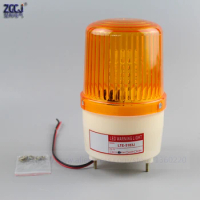 12V 24V 220V 380V LTE-5103J LED warning light Green, Red, Yellow,Blue alarm indicator light with buzzer inside