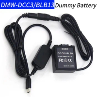 DMW-DCC3 DC Coupler BLB13 Dummy Battery&amp;USB Type C DC Cable for Panasonic Lumix DMC-G1 GH1 GF1 G2 G10 Camera
