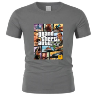 mens short sleeve t shirt Grand Theft Auto Gta T Shirt Men Street Long With Gta 5 T Shirt fashion tee-shirt male summer tops