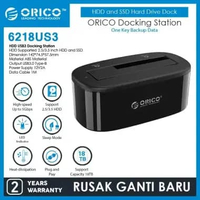 ORICO 6218US3 HDD Dock - Hitam Hitam