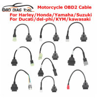 For KTM 6pin Motorcycle OBD2 Connector For YAMAHA For HONDA 4Pin OBD Extension Cables K+CAN Universal Cable For Car/Truck/Moto