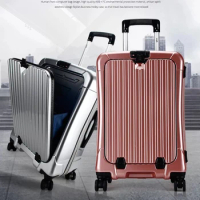 New Travel Suitcase ,Fashion Cabin Rolling Luggage with Laptop bag,Women Trolley Travel bag , Men Upscale Business luggage bag