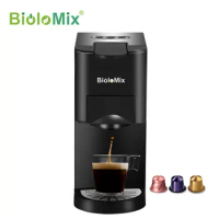 BioloMix 3 in 1Espresso Coffee Machine Multiple Capsule Coffee Maker Fit Nespresso,Dolce Gusto and Coffee Powder