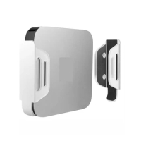 Acrylic Bracket for Mac Mini 2023 M2 Chip Wall Mounted Holder Desktop Stand for Apple Mac Mini 2010-2020 M1 Chip Storage Rack