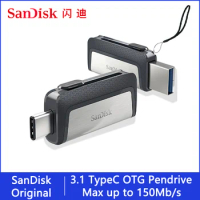 Sandisk Type C OTG USB Flash Drive 128 GB Pendrive 128gb 64gb 32gb 256gb 16gb Pen Drive 3.1 USB Stick Disk on Key Memory
