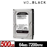 WD 黑標 500GB 3.5吋 SATA電競硬碟 WD5003AZEX