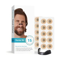 【15對, 黑色】 鼻呼吸擴張器 鼻塞止鼾 磁力鼻貼增加空氣吸入 C6Nasal breathing dilators