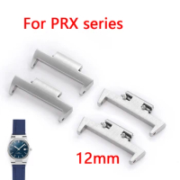 Solid Metal Connectors for Tissot PRX Series T137.407/T137.410 Super Player Stainless Steel Quick Release Watch Adapter 12mm