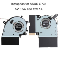 Laptop CPU Fan พัดลมระบายความร้อน CPU สำหรับแล็ปท็อป Asus ROG Strix G17 G731g G731gv G731gw G731 พัด