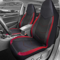 Universal 2 Front Sports Car Seat Covers Breathable Mesh Fabric Carbon Fiber Texture Seat Cushion Fit Car SUV Van Racing seat