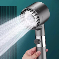 3 Modes Shower Head High Pressure Showerhead Portable Filter Rainfall Faucet Tap Bathroom Bath Home Innovative Accessories