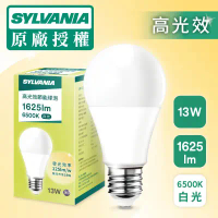 【喜萬年SYLVANIA】13W LED高光效廣角燈泡 全電壓 E27燈頭 6入組_卡爾先生-自然光4000K