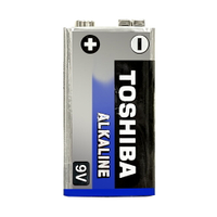 【東芝Toshiba】9V 鹼性電池 1入