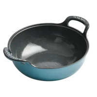 Household Enamel Cast Iron Pot Soup Multifunctional Cooking Hotpot Non-stick Iron Stew Pot Enamel Clay Pot for Cooking