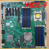 For Supermicro Server Motherboard Xeon Processor E5-2400 v2 LGA1356 DDR3 Dual Gigabit Ethernet Via Intel® i210 X9DBi-F