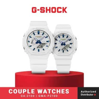 G-Shock Jam Tangan Analog Digital Couple LOV-25A-7ADR Original White Resin Strap
