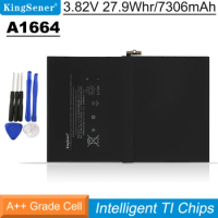 KingSener A1664 Tablet Battery For Apple iPad 7 Pro 9.7 inch A1673 A1674 A1675 3.82V 27.9WH 7306mAh Free Tools