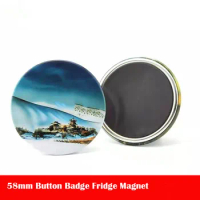 Rectangle Shape Fridge Magnet Button Badge Making Machine 80*53cm