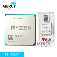 AMD Ryzen 5 2400G 3.6GHz quad-core four-thread 65W CPU processor YD2400C5M4MFB Socket AM4 R5 2400G Suitable for desktop