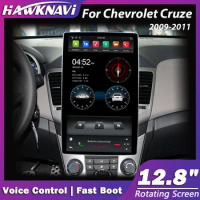 Hawknavi 12.8" Android 9.0 Car Multimedia Player For Chevrolet Cruze GPS DVD Radio Navigation PX6 DSP Headunit Carplay
