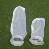 1pc White Aquarium Filter Bags Fish Tank Nylon Socks Light Weight Mesh Bag 200 Micron Filters 105*230mm 105*380mm