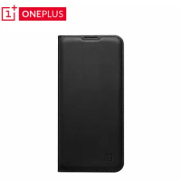 Original Official OnePlus 6T Genuine Flip Case Smart Cover Sleep/Wake up Wallet Card slot For OnePlus 6T