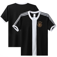 ขายส่งย้อนยุคเยอรมัน 2023 เสื้อแข่งฟุตบอลโลกอันเป็นสัญลักษณ์ฤดูใบไม้ผลิฤดูร้อนและฤดูใบไม้ร่วงชุดฟุตบอลระบายอากาศชาย