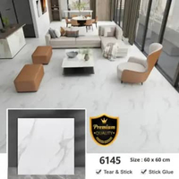 Wallpaper Sticker Lantai Keramik Granit / Lantai Vinyl Marble 60x60 Kualitas Premium Granit 6145
