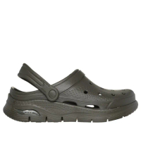【SKECHERS】Arch Fit Foamies 男 運動休閒涼鞋 洞洞鞋 防水 舒適 綠(243160OLV)