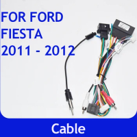 android power cable harness with canbus For Ford Fiesta 2011 - 2012 Multimedia Player Autoradio Touchscreen