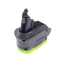 RYO18V6 Adapter for Ryobi 18V Convert to for Dyson V6 Battery Adapter for Dyson V6 Handheld Vacuum Cleaner Use P107 P108
