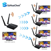 5G 200m Wireless HDMI Extender Video Audio Transmitter Receiver Kit 1080P Extender HDMI Adapter for DVD Camera PC To TV Monitor