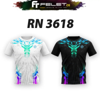 FELET RN 3618 Badminton Shirt Baju Badminton 100% Original by FLEET
