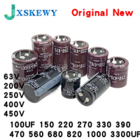 High quality aluminum electrolytic capacitor 63V 200V 250V 400V 450V 47 56 100UF 150 220 270 330 390 470 560 680 820 1000 3300UF