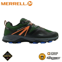【MERRELL 美國 男 MQM FLEX 2 GORE-TEX 健行鞋《黑/深綠》】ML034943/健走鞋/休閒鞋/戶外鞋