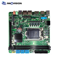 New 6SATA port NAS Motherboard With RTL8125B 2.5GbE and 2 M.2 NVME Slots Support 6/7/8/9th I3 I5 I7 CPU MINI ITX Mainboard