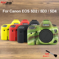 Soft Silicone Case for Canon EOS 5D2 5D3 5D4 Camera Case Cover Bag for EOS 5D Mark II III IV DSLR Camera Accessories