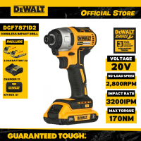 DEWALT DCF7871D2 Cordless Power Tool 18V/20V Max Brushless Dreamline Impact Driver / Dewalt Cordless