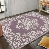 土耳其現代輕奢地毯北歐風簡約客廳茶幾墊意式別墅臥室床邊毯