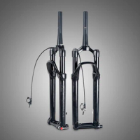 Twitter magnesium alloy bike accessories disc brake MTB bike oil and Gas Fork 27.5/29er 15 * 100mm straight axis 100mm bike fork