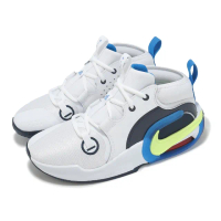 【NIKE 耐吉】籃球鞋 Air Zoom Crossover 2 GS 大童 女鞋 白 藍 氣墊 運動鞋(FB2689-103)